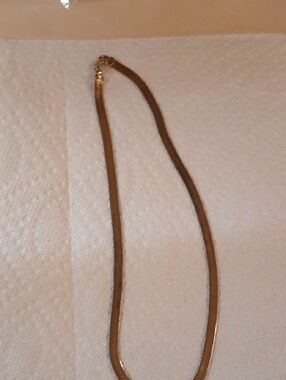 Gold Tone Necklace And Bracelet Set